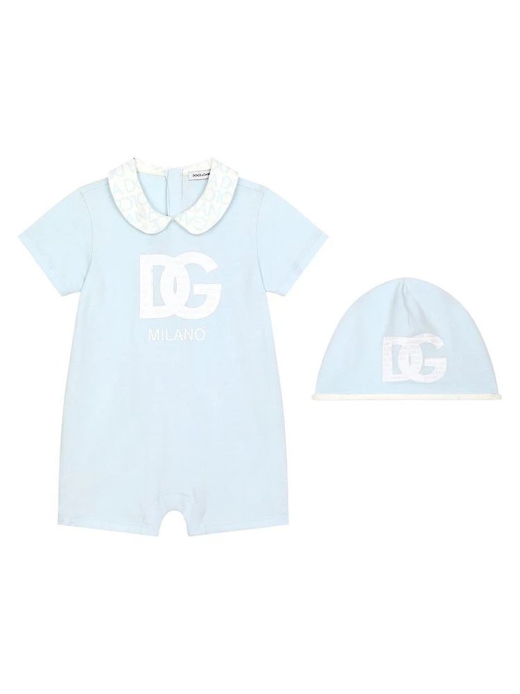 Baby's Logo Romper Set