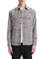 Garvin Shirt Jacket Tweed Canvas