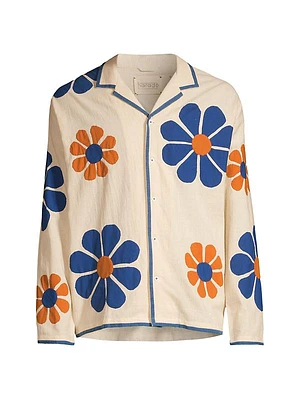 Craft Heritage Daisy Appliqué Camp Shirt