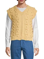 Craft Heritage Cable-Knit Cotton Sweater Vest