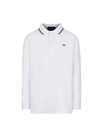 Little Boy's & Long-Sleeve Polo Shirt