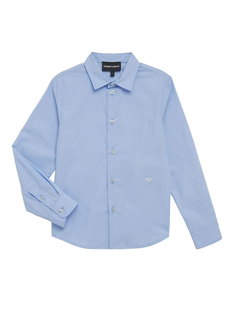 Little Boy's & Button-Front Shirt