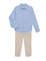 Little Boy's & Button-Front Shirt