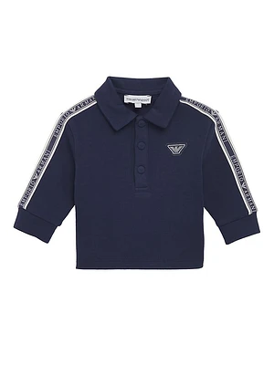 Baby Boy's Logo Stripe Polo Shirt