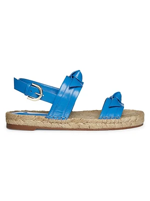 Clarita Leather Espadrille Sandals