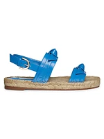 Clarita Leather Espadrille Sandals