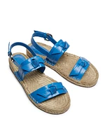 Clarita Leather Espadrille Sandals