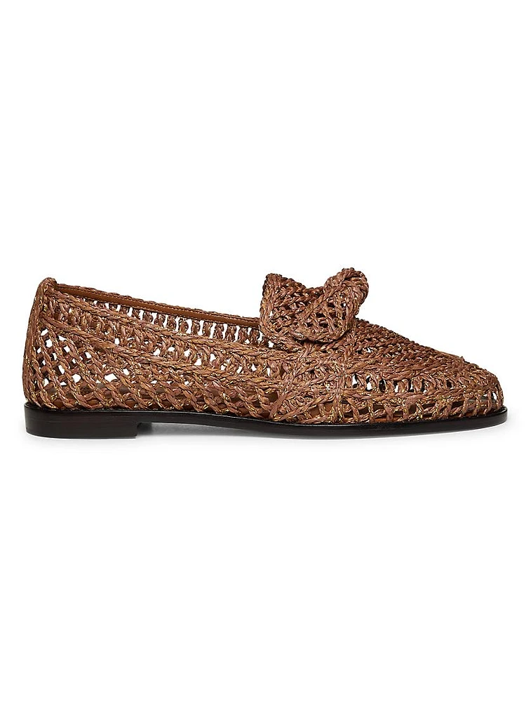 Raffia Penny Loafers