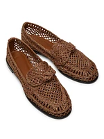 Raffia Penny Loafers