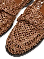 Raffia Penny Loafers