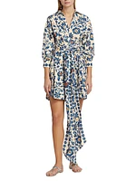 Leighton Floral Poplin Shirtdress