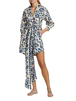 Leighton Floral Poplin Shirtdress