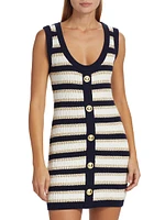 Nicole Stripe Mini Sweaterdress