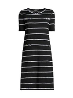 Textured Knit Shift Dress