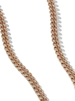 Curb Chain Necklace 18K Rose Gold