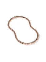 Curb Chain Necklace 18K Rose Gold