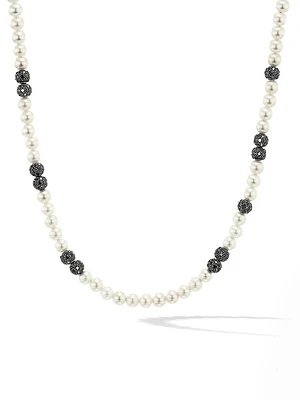 Spiritual Beads Necklace in Sterling Silver