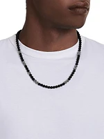 Spiritual Beads Necklace in Sterling Silver