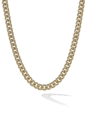 Curb Chain Necklace 18K Yellow Gold