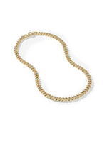 Curb Chain Necklace 18K Yellow Gold