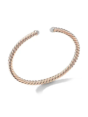 Cablespira Bracelet In 18K Rose Gold