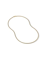 Wheat Chain Necklace 18K Yellow Gold