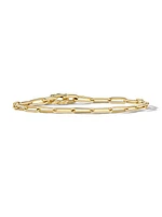 Chain Link Bracelet In 18K Yellow Gold