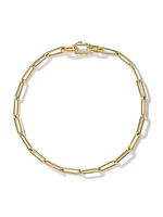 Chain Link Bracelet In 18K Yellow Gold