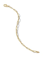 Chain Link Bracelet In 18K Yellow Gold