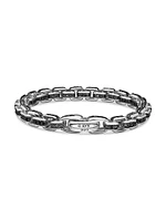 Box Chain Bracelet Sterling Silver