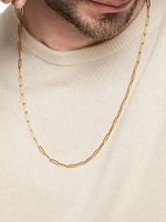 Chain Link Necklace 18K Yellow Gold