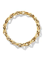 Faceted Link Bracelet In 18K Yellow Gold