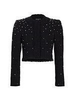 Alani Pearl Tweed Blazer