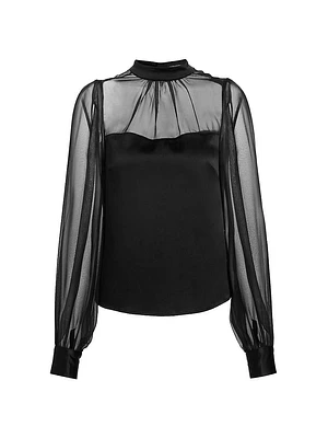 Agnes Silk Georgette Blouse