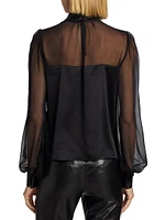 Agnes Silk Georgette Blouse