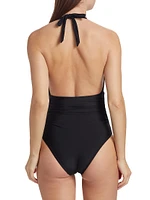 Malta Chain Halterneck One-Piece Swimsuit