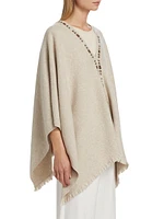 Cashmere-Blend Poncho