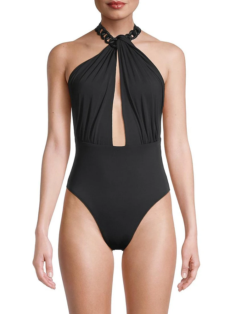 Bio Loop Chain One-Piece Swimsuit