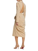 Donati Tied Trench Midi-Dress