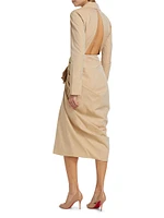 Donati Tied Trench Midi-Dress