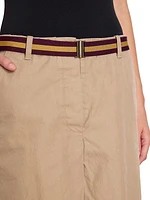 Pulian Belted Cotton Shorts