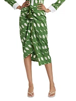 Sinas Printed Sarong-Style Skirt