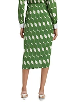 Sinas Printed Sarong-Style Skirt