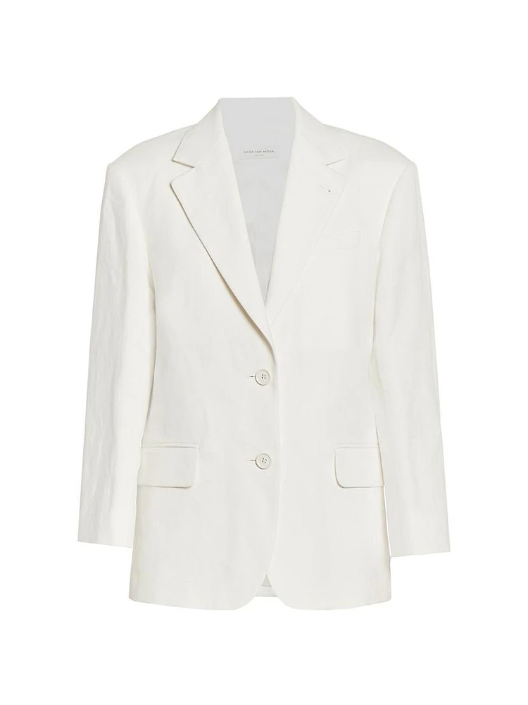 Linen-Cotton Blazer