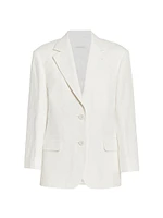 Linen-Cotton Blazer