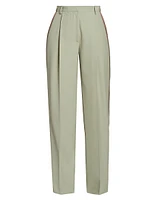 Cotton-Blend Tuxedo Pants