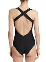 Plunge One-Piece Swimsuit