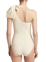 Twisted Bow One-Piece Swimsuit