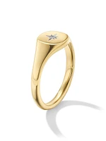 Cable Collectibles Starset Pinky Ring 18K Yellow Gold