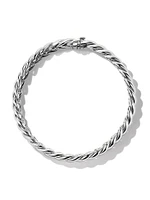 Sculpted Cable Bracelet Sterling Silver